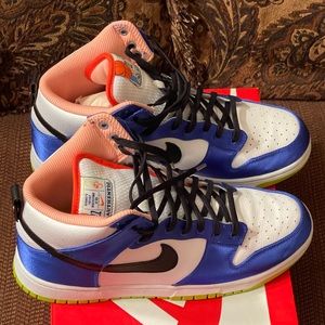 100% Auth NIKE “Blue Satin” Dunks